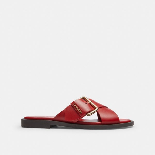 Coach Outlet Crisscross Buckle Sandal - Preorder