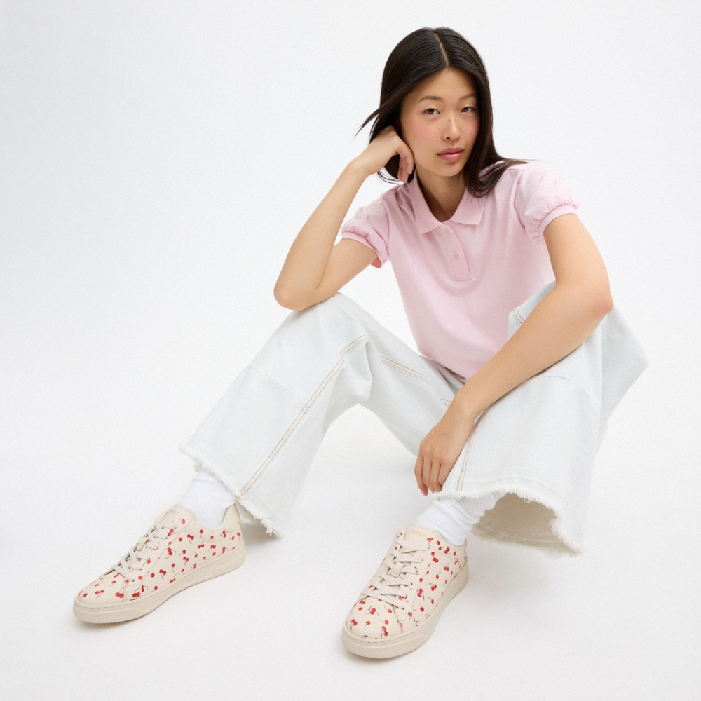 Coach Outlet High Line Sneaker With Cherry Print - Preorder