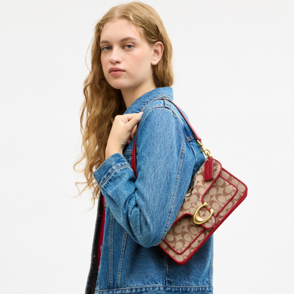 Coach Outlet Tabby Shoulder Bag 26 In Signature Jacquard - Preorder