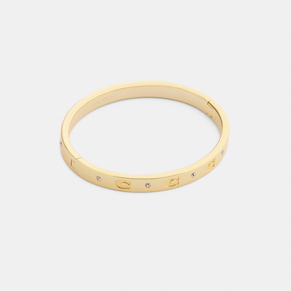 Coach Repeated C Hinged Bangle - Preorder
