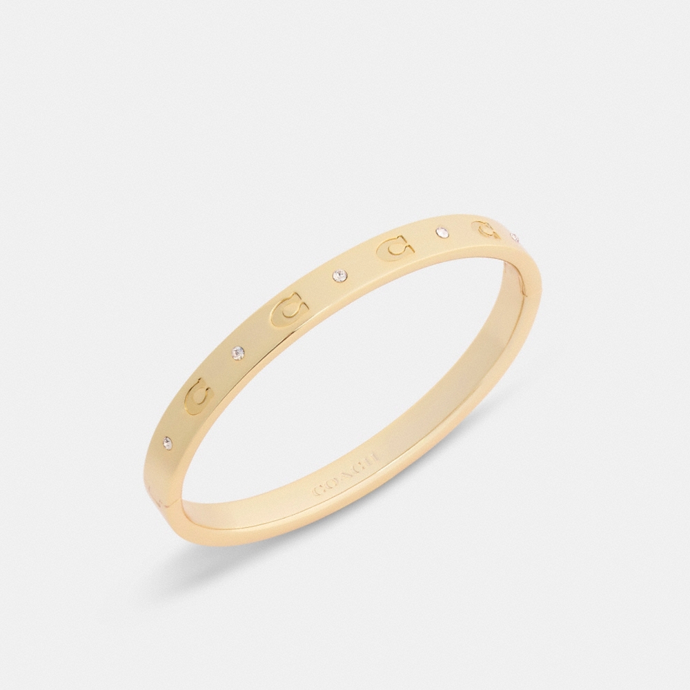 Coach Repeated C Hinged Bangle - Preorder