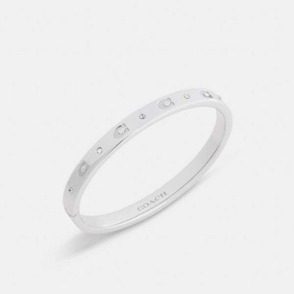 Coach Repeated C Hinged Bangle - Preorder