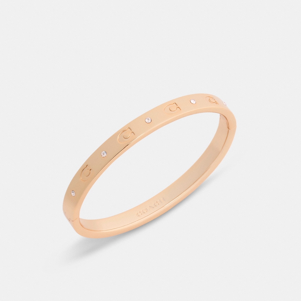 Coach Repeated C Hinged Bangle - Preorder