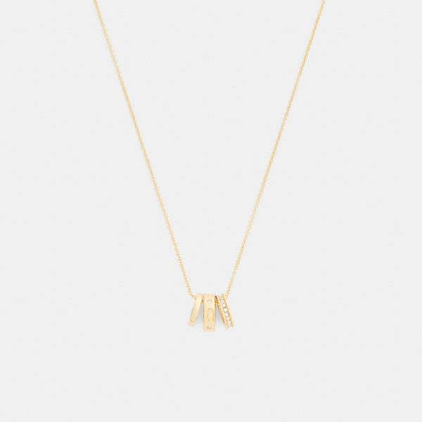 Coach Outlet Repeated C Rondelle Necklace - Preorder