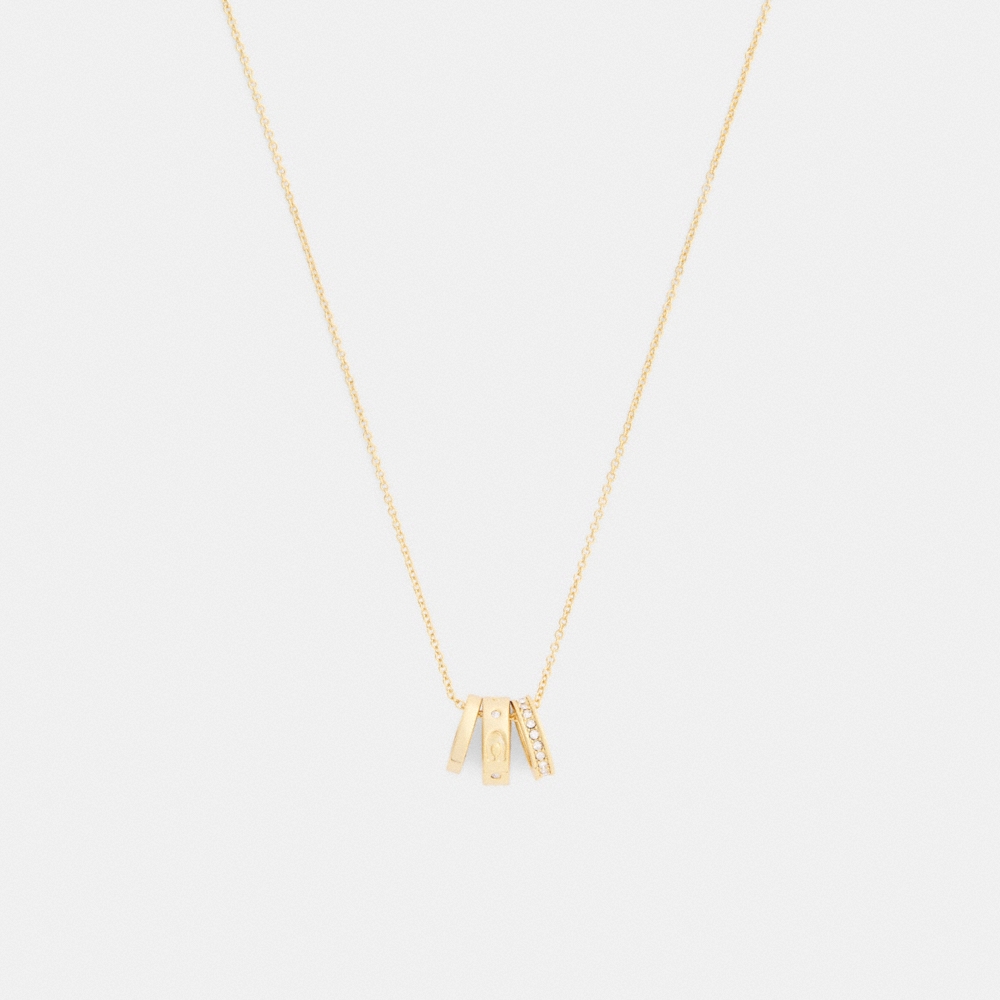Coach Outlet Repeated C Rondelle Necklace - Preorder