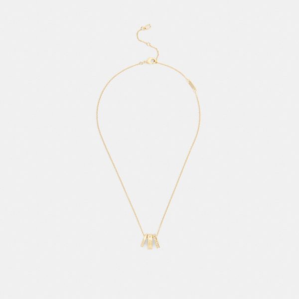 Coach Outlet Repeated C Rondelle Necklace - Preorder
