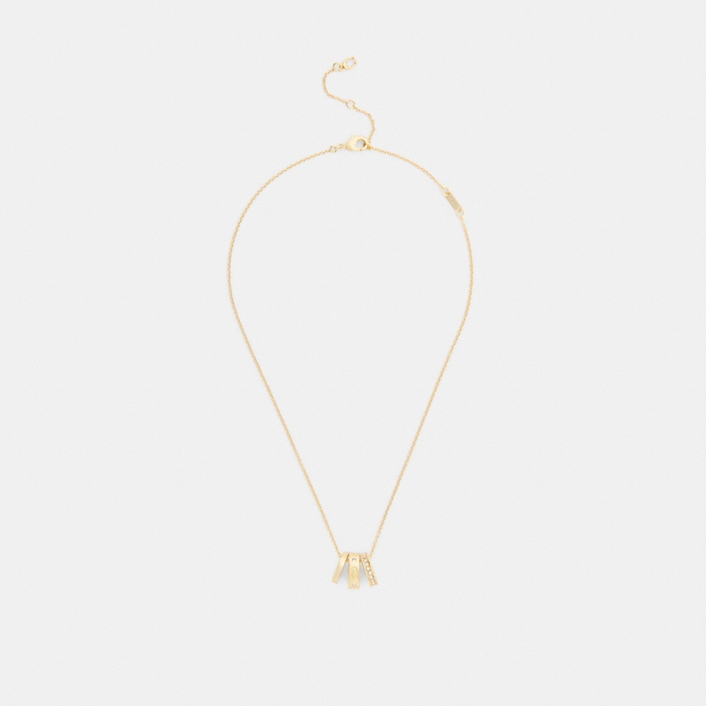 Coach Outlet Repeated C Rondelle Necklace - Preorder - Image 2