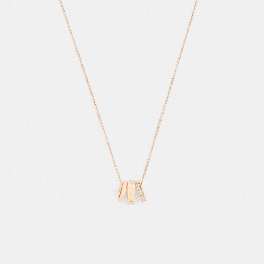 Coach Outlet Repeated C Rondelle Necklace - Preorder