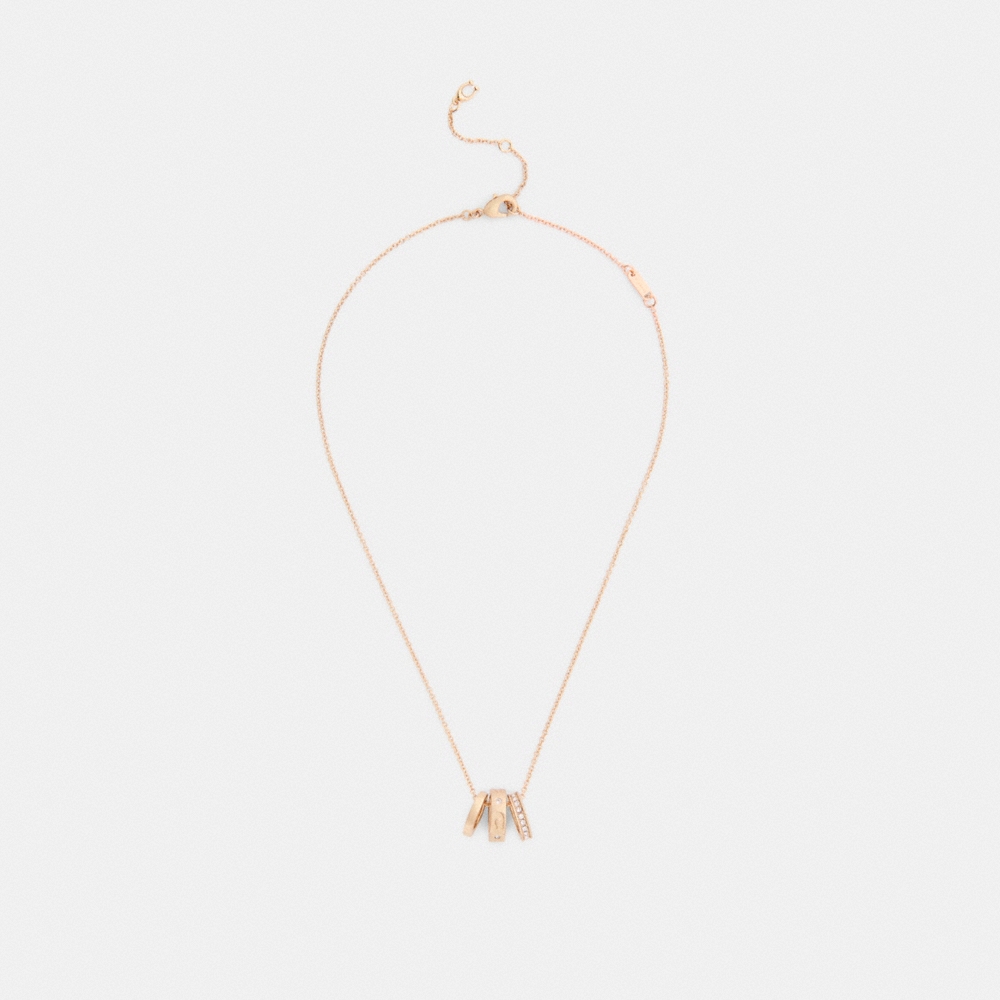 Coach Outlet Repeated C Rondelle Necklace - Preorder - Image 2