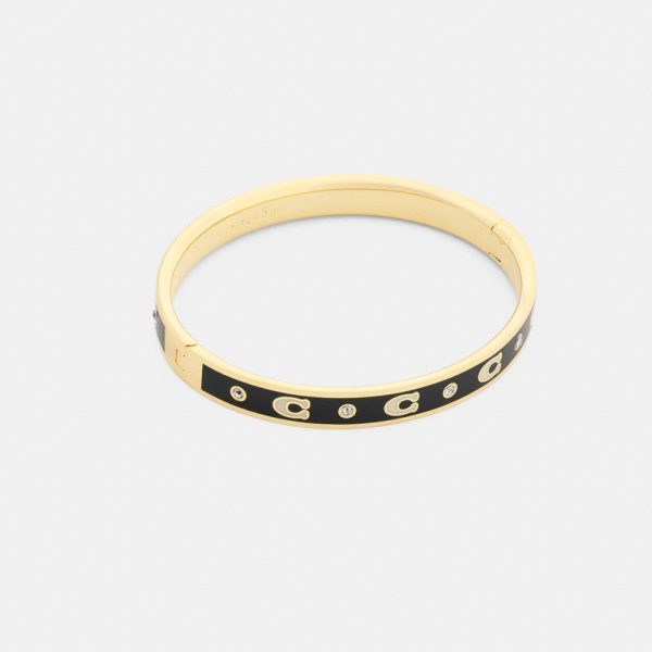 Coach Outlet Repeated C Hinged Bangle - Preorder