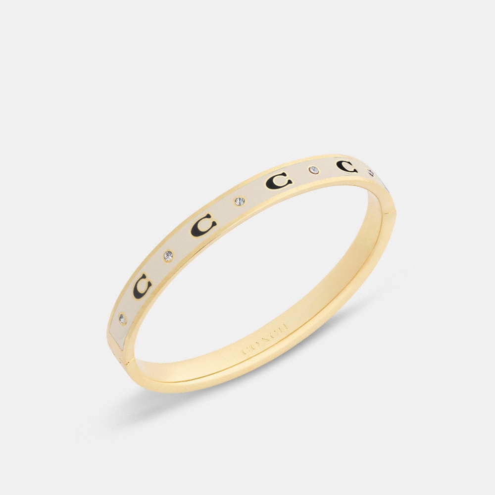 Coach Outlet Repeated C Hinged Bangle - Preorder
