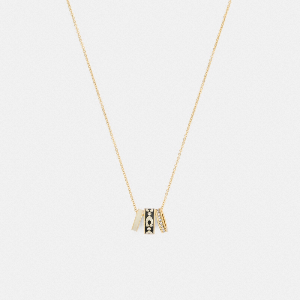 Coach Outlet Repeated C Rondelle Necklace - Preorder