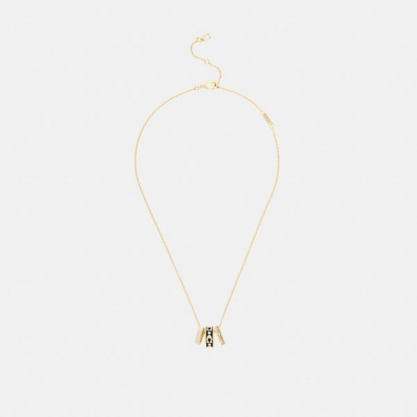 Coach Outlet Repeated C Rondelle Necklace - Preorder