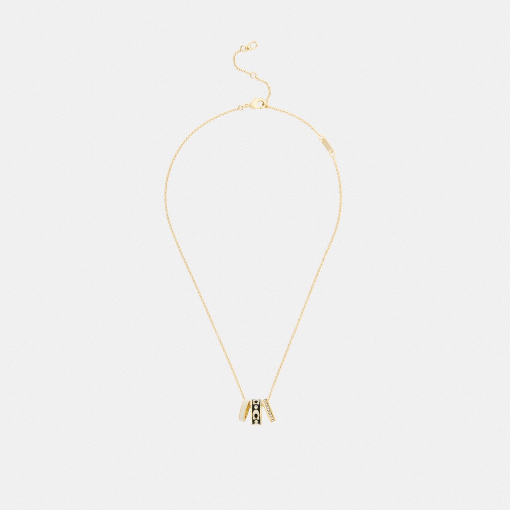 Coach Outlet Repeated C Rondelle Necklace - Preorder