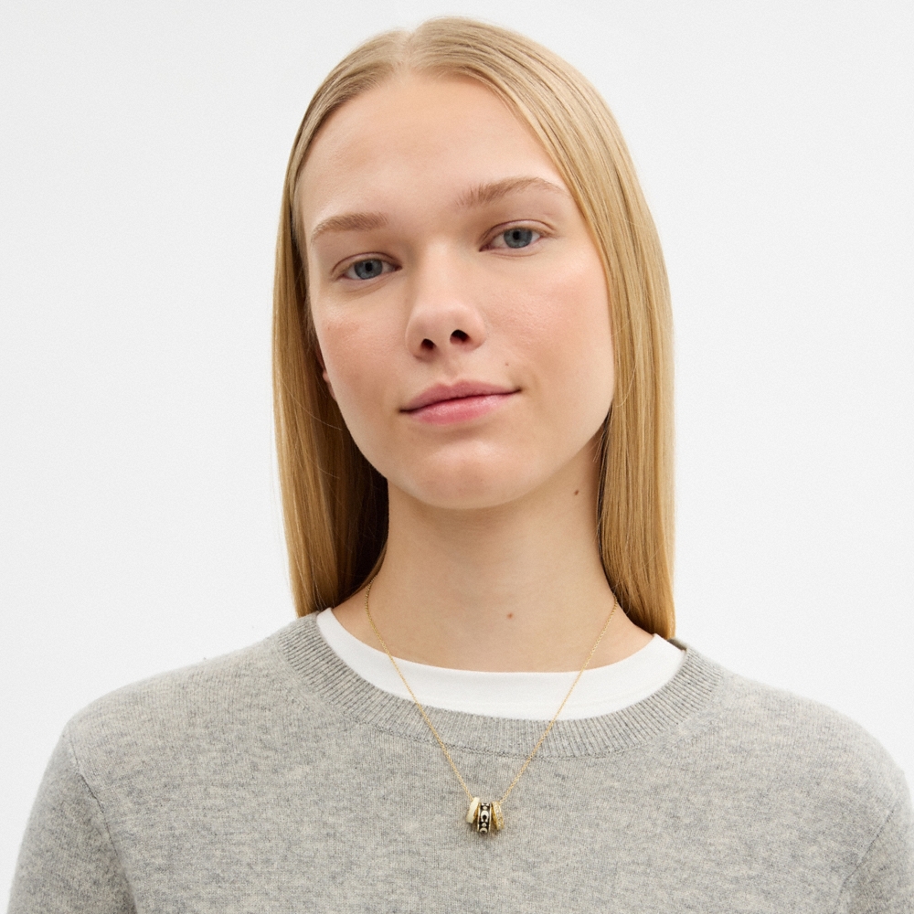 Coach Outlet Repeated C Rondelle Necklace - Preorder