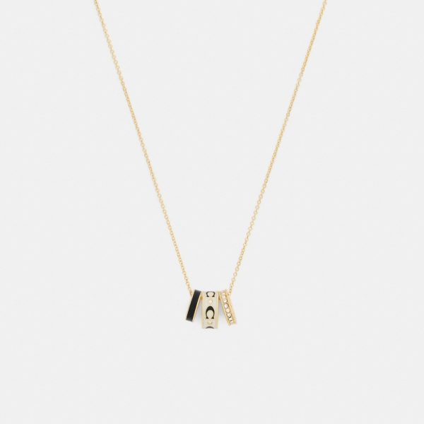 Coach Outlet Repeated C Rondelle Necklace - Preorder