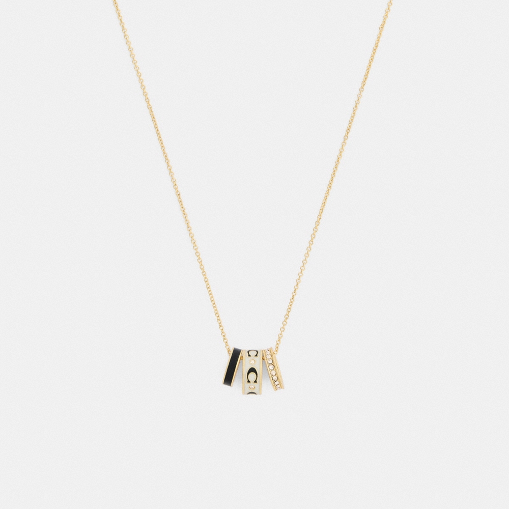 Coach Outlet Repeated C Rondelle Necklace - Preorder