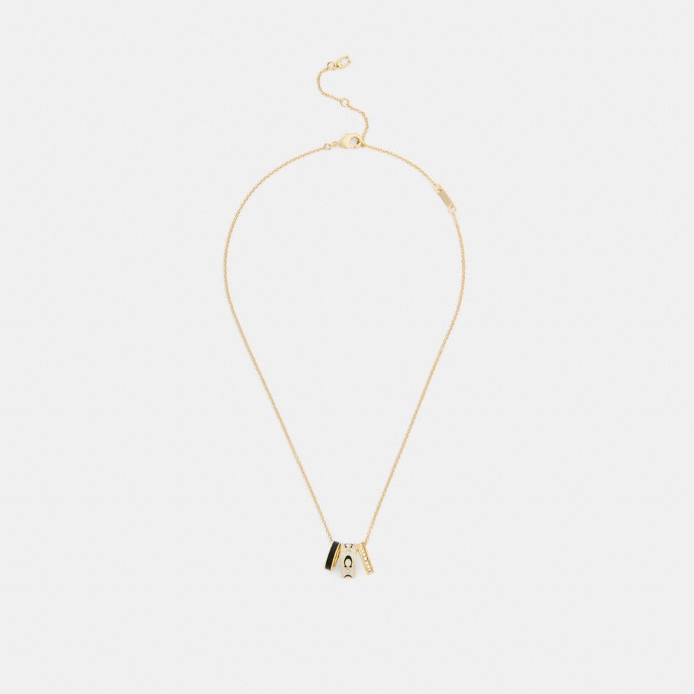 Coach Outlet Repeated C Rondelle Necklace - Preorder