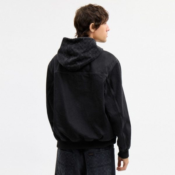 Coach Outlet Signature Denim Zip Jacket - Preorder