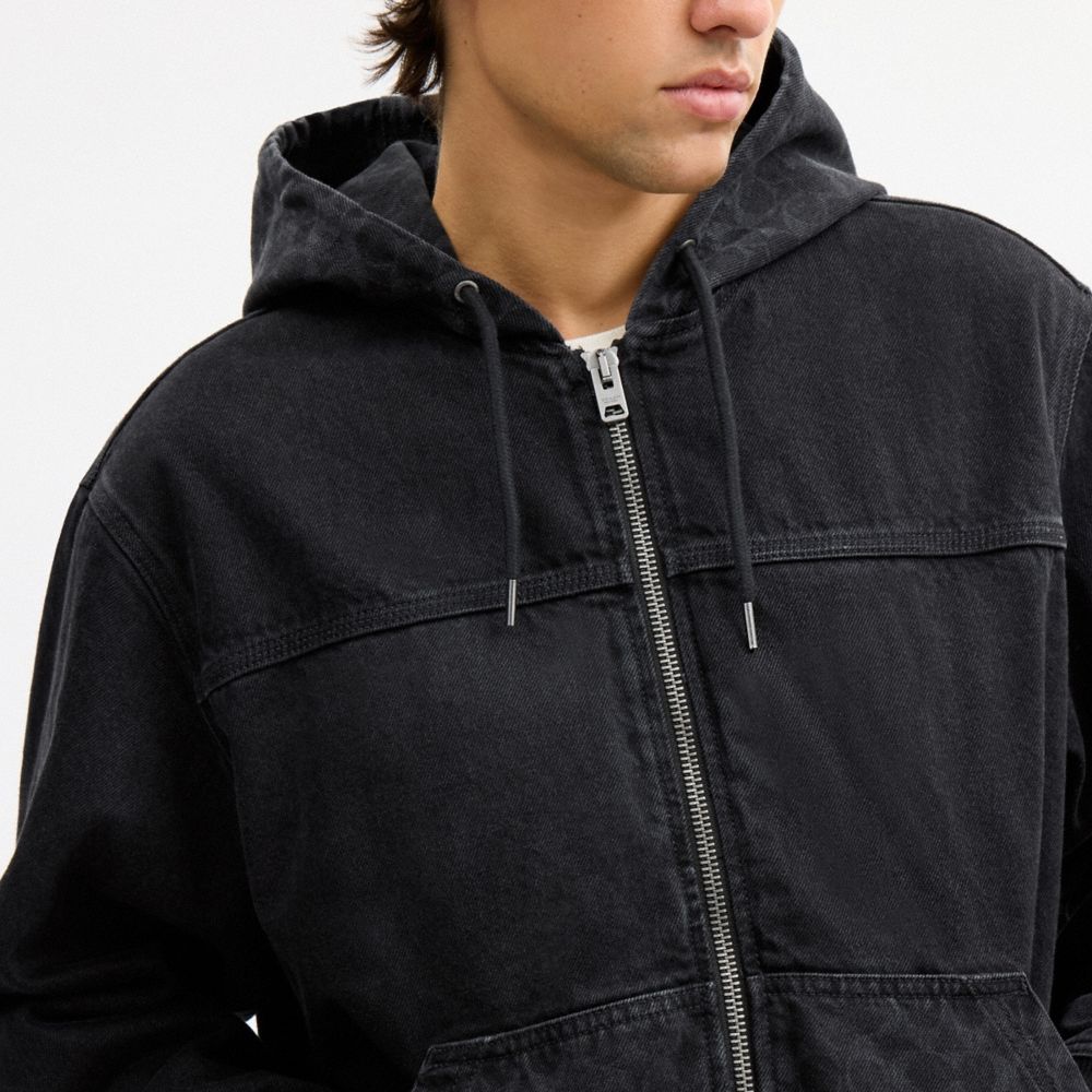 Coach Outlet Signature Denim Zip Jacket - Preorder