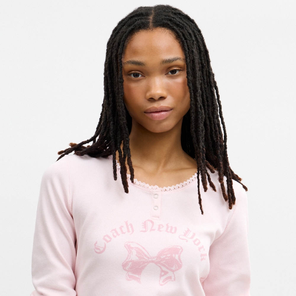 Coach Outlet Skate Graphic Long Sleeve T-Shirt - Preorder