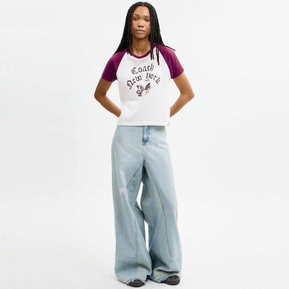 Coach Outlet Skate Graphic Raglan T-Shirt - Preorder
