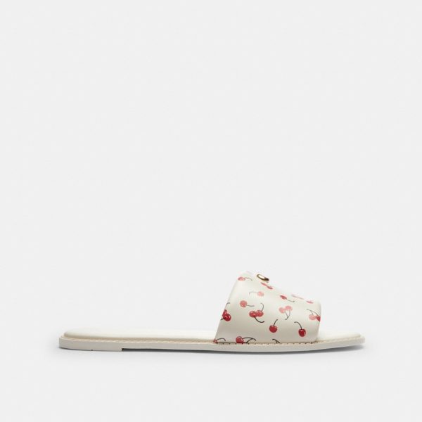 Coach Outlet Holly Sandal With Cherry Print - Preorder