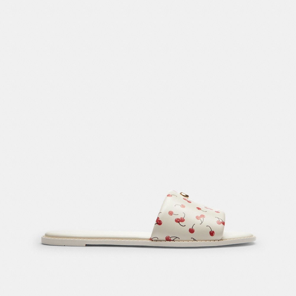 Coach Outlet Holly Sandal With Cherry Print - Preorder