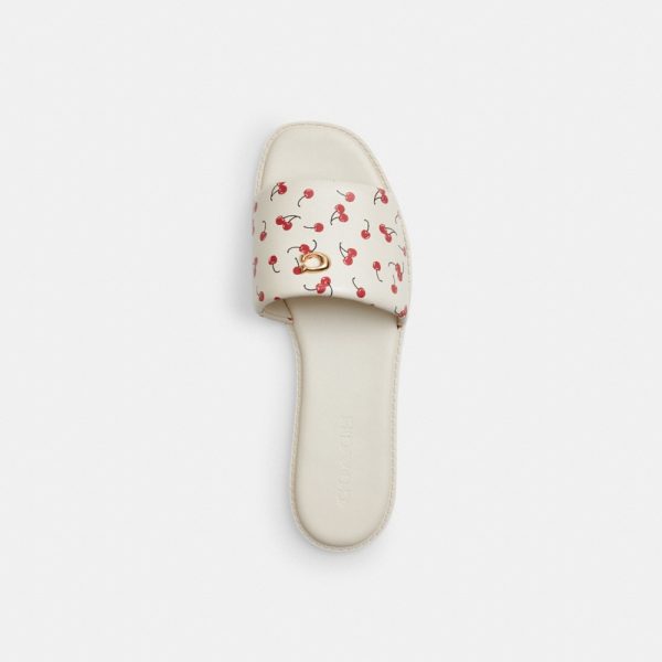 Coach Outlet Holly Sandal With Cherry Print - Preorder