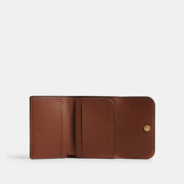 Coach Essential Card Holder Wallet In Loved Leather - Preorder