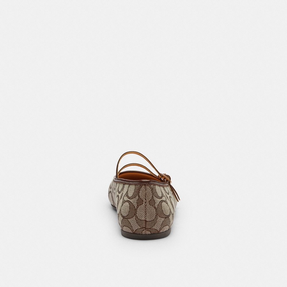 Coach Outlet Double Buckle Mary Jane In Signature Jacquard - Preorder