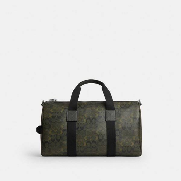 Coach Outlet Explorer Duffle Bag 45 In Signature Camo Print - Preorder