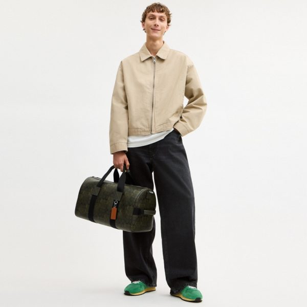 Coach Outlet Explorer Duffle Bag 45 In Signature Camo Print - Preorder