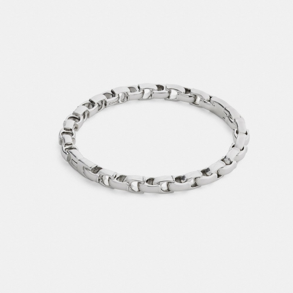Coach Signature Chain Hinged Bangle - Preorder