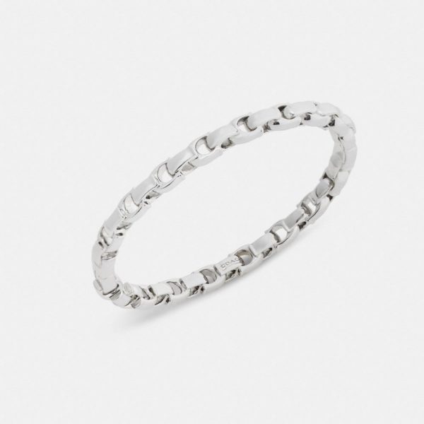 Coach Signature Chain Hinged Bangle - Preorder