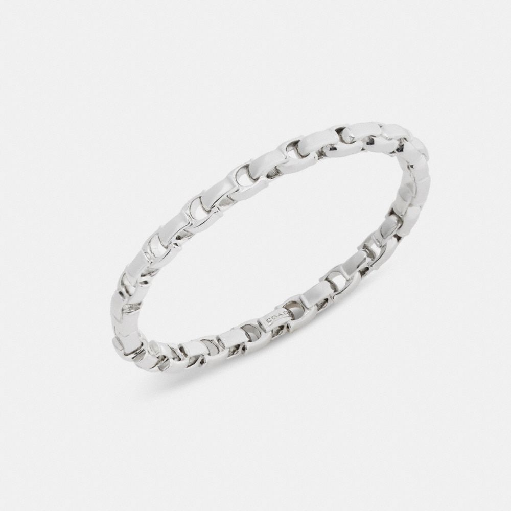 Coach Signature Chain Hinged Bangle - Preorder