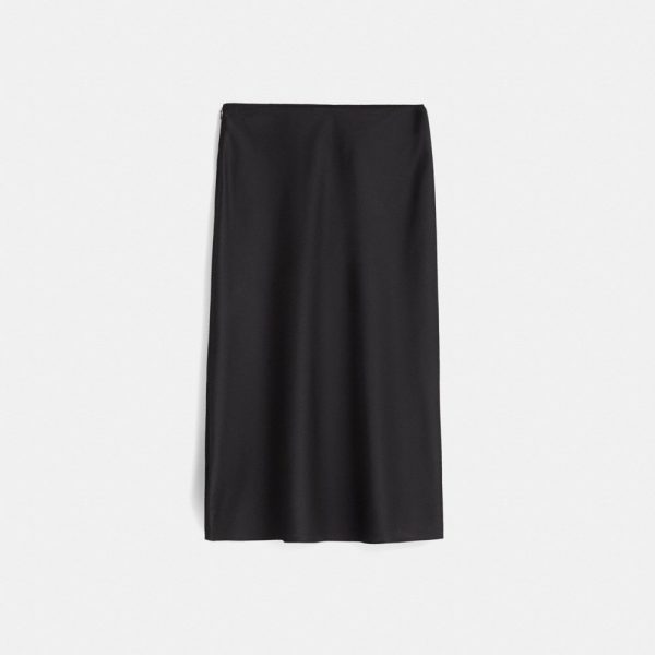 Coach Restored Long Satin Midi Skirt - Preorder