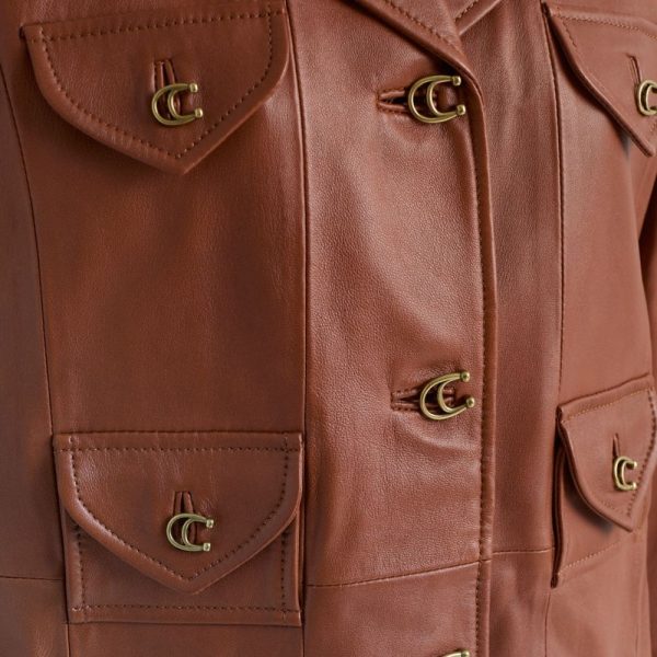 Coach Restored Leather Coat - Preorder