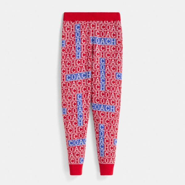 Coach Restored Crossword Joggers - Preorder