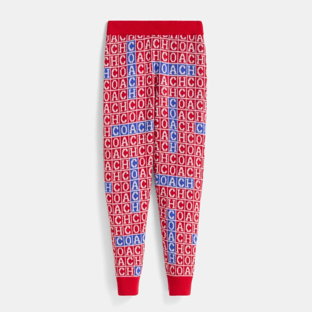 Coach Restored Crossword Joggers - Preorder