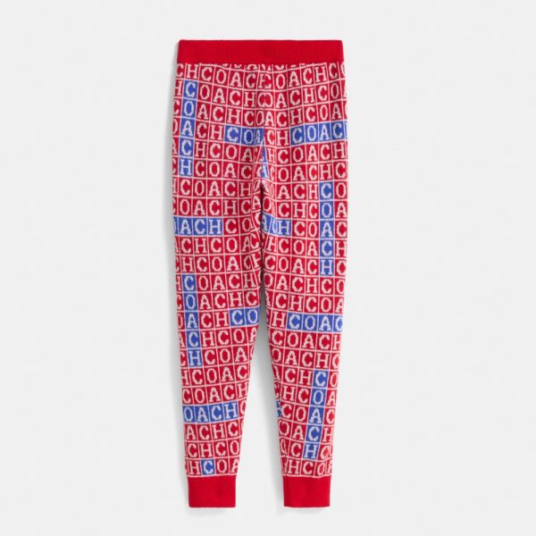 Coach Restored Crossword Joggers - Preorder