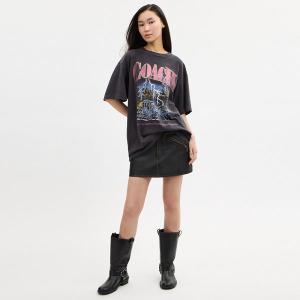 Coach Outlet Metal Graphic Relaxed T-Shirt - Preorder