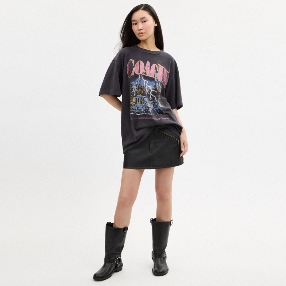 Coach Outlet Metal Graphic Relaxed T-Shirt - Preorder