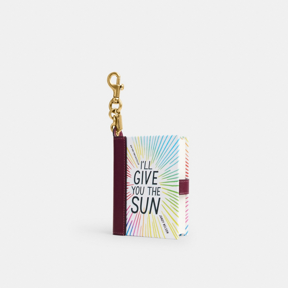Coach I'll Give You The Sun By Jandy Nelson Book Bag Charm - Preorder
