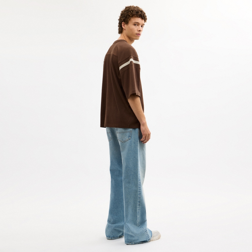 Coach Sporty Script Crewneck T-Shirt In Organic Cotton - Preorder