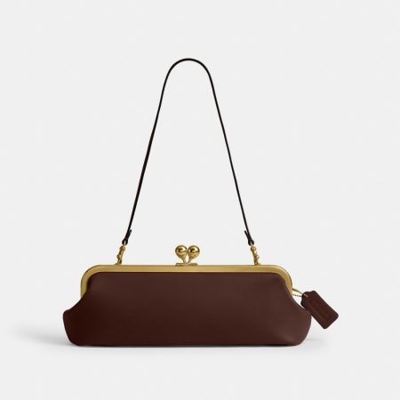 Coach Kisslock Frame Bag 30 - Preorder — Brass/Maple