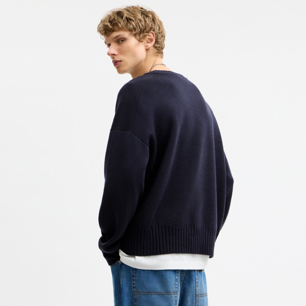 Coach Outlet Double Face Crewneck Sweater - Preorder