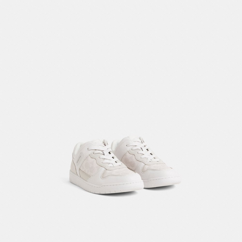Coach Restored C201 Low Top Sneaker In Signature Canvas - Preorder