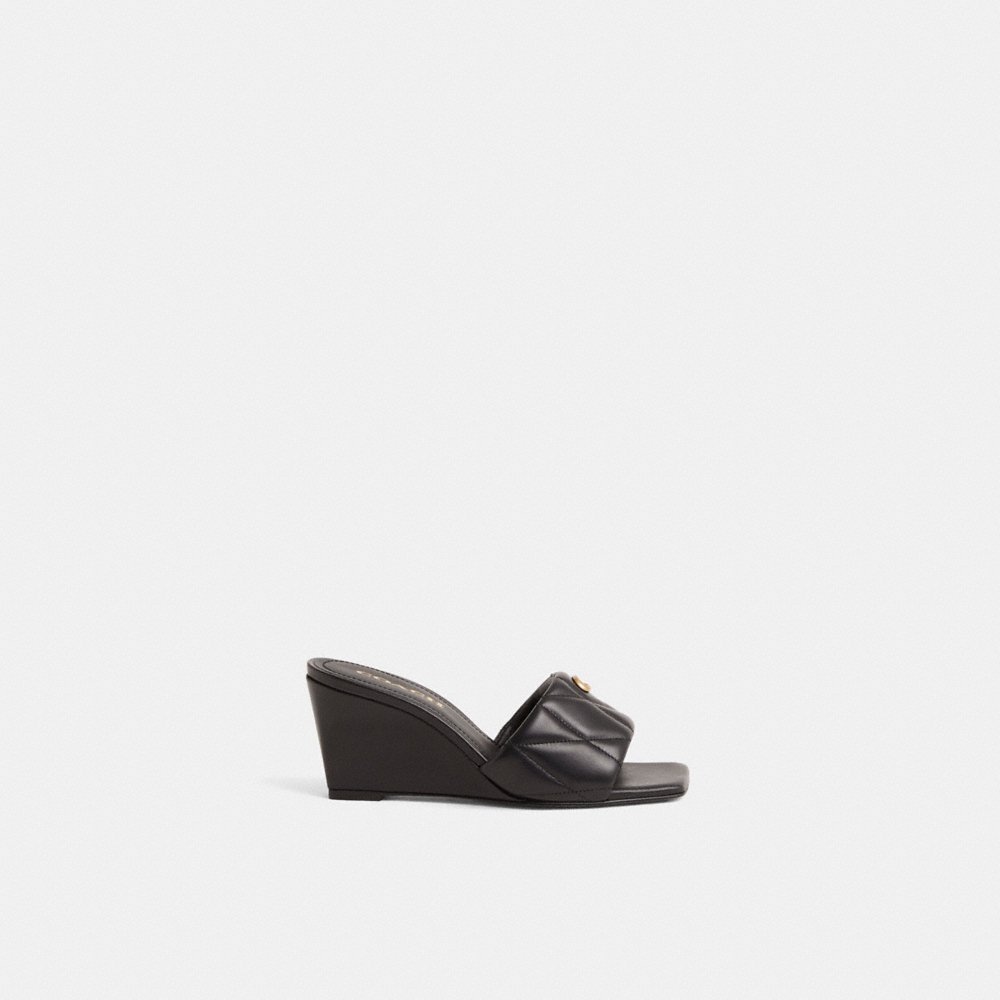 Coach Restored Emma Wedge With Quilting - Preorder