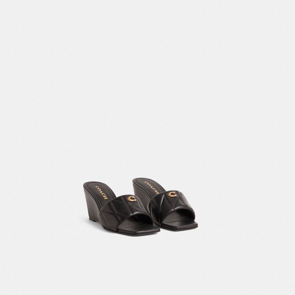 Coach Restored Emma Wedge With Quilting - Preorder